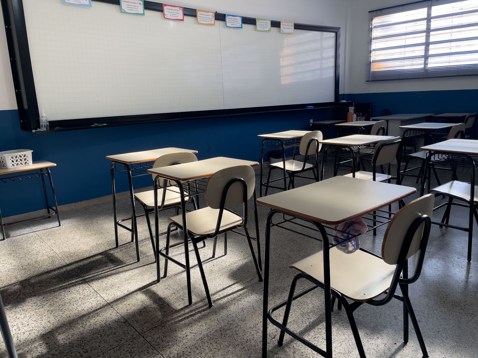 Sala de aula da unidade de Ensino Fundamental do Colégio Ética